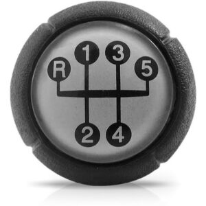 Manopla Bola Cambio Vectra Prisma Celta Nova Lente Prata