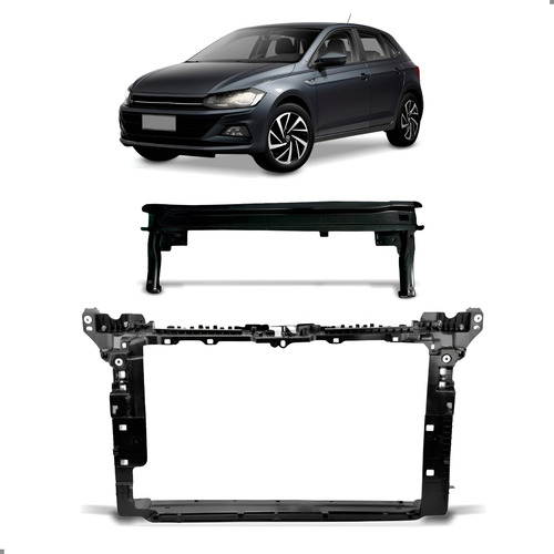 Painel Dianteiro Mini Para Polo Virtus 1.6 2018 A 2022 Alma