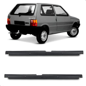 Par Soleira Para Fiat Uno 1988 Até 2010 2 Portas Preto