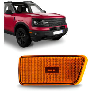 Lanterna Sinaleira Lateral Ambar Bronco 2021 E 2022 1ª Linha Esquerda Motorista