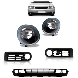 Kit Spoiler Para Audi A3 2001 A 2005 Molduras E Par Milhas