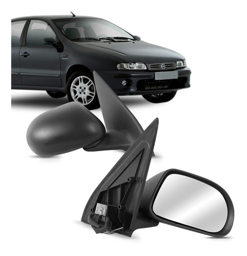 Par Retrovisor Marea Brava 2000 01 02 03 04 05 06 Elétrico.