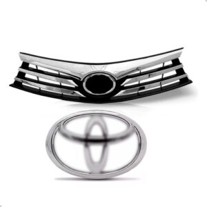 Kit Grade + Emblema Cromado Corolla 2014 2015 2016 2017 Preto