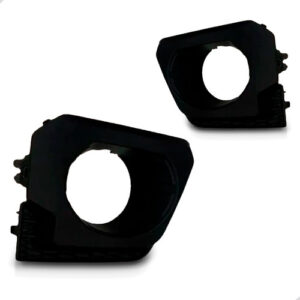 Par Moldura Grade De Milha S10 2021 2022 2023 Com Furo Preto Ambos Os Lados