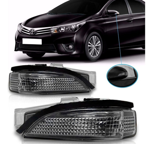 Par Sinaleira Retrovisor Para Toyota Corolla 2018 A 15 2014