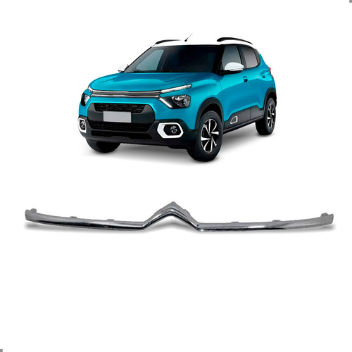 Friso Cromado Grade Radiador Superior Para C3 2021 A 2025