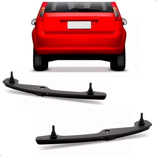Par Guia Parachoque Traseiro Fiesta Hatch 2003 2004 A 2015