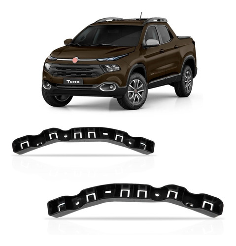 Par Suporte Guia Parachoque Toro 2016 A 2021