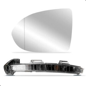 Kit Sinaleira Retrovisor Passat 16 A 2019 Com Lente Esquerdo Preto