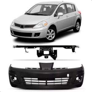 Kit Envolvente Nissan Tiida 07 A 11 C/ Suporte Radiador Sup.