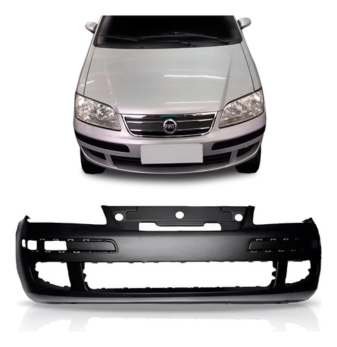 Parachoque Fiat Idea 2006 2007 2008 2009 2010 Dianteiro