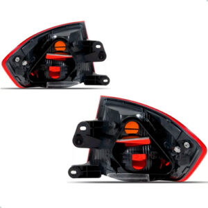 Jogo Sinaleira Bmw S3 320 328 2013 A 2015 Led Canto E Tampa Vermelho