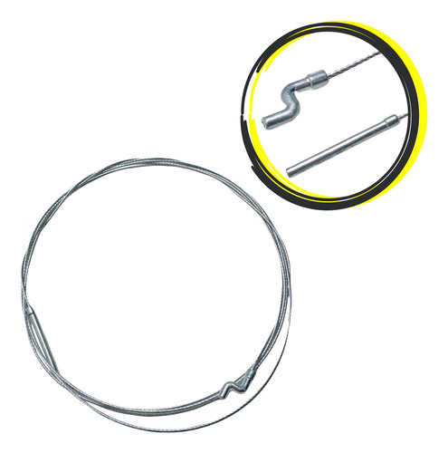 Cabo De Acelerador Fusca Kharman Guia Carburador Duplo