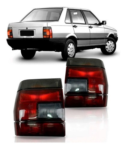 Par Sinaleira Traseira Premio 1985 86 87 89 90 91 A 94 Fume