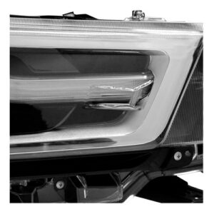 Farol Hilux Srv 2021 2022 C/ Led Aro Cinza 1ª Linha Direito/passageiro