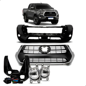 Parachoque Hilux 2021 2025 2023 Cab Dupla 1a Linha Novo Preto