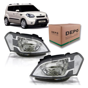 Farol Para Kia Soul 2009 2010 2011 2012 1ª Linha Direito/passageiro