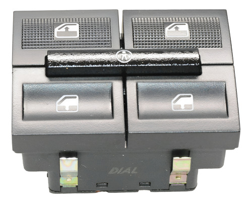 Tecla Acionamento Vidro Traseiro C Bloqueio Gol