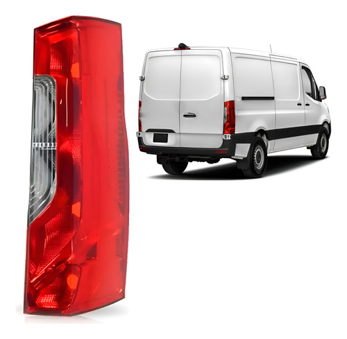 Lanterna Sprinter 20 21 22 23 2024 Sem Led Bicolor 1ª Linha Direito