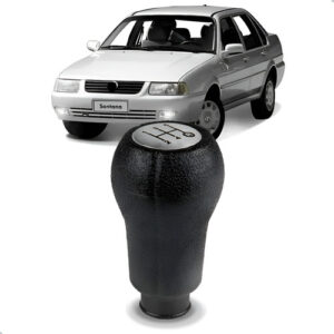 Bola Cambio Gol/santana 1995 A 1998 5m Resina Aluminio Preto