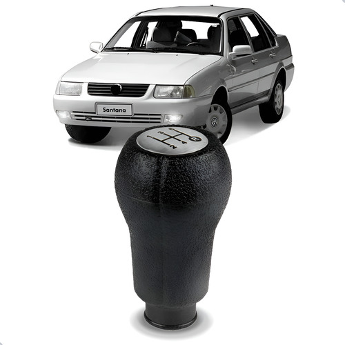 Bola Cambio Gol/santana 1995 A 1998 5m Resina Aluminio Preto