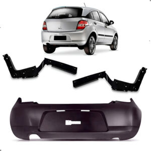 Parachoque Traseiro Para Agile 2009 A 2014 C/guias 1a Linha