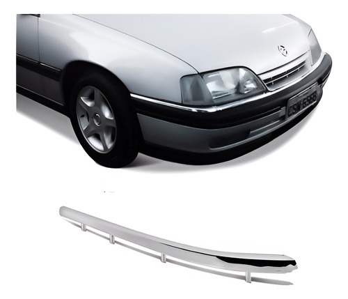 Friso Dianteiro Esquerdo Cromado Omega 1992 A 1998 Pchoque