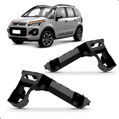 Par Suporte Guia C3 Aircross 2011 A 2016 Parachoque