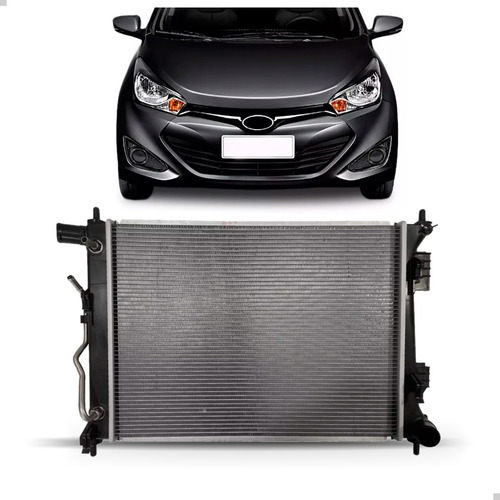 Radiador Hb20 2012 A 2019 Com Ar Automatico