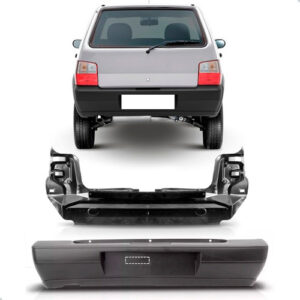 Kit Envolvente Traseiro E Painel Fiat Uno 2004 A 2012 Preto