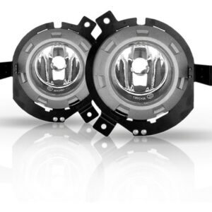 Kit Farol Milha L200 Triton 2007 2008 2009 2010 Aro Cinza