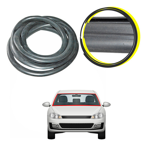 Borracha Para-brisas  Caminhao 709 Em Diante