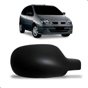 Capa Retrovisor Para Scenic 2001 2002 2003 2004 A 2011 Preto Direito - Passageiro