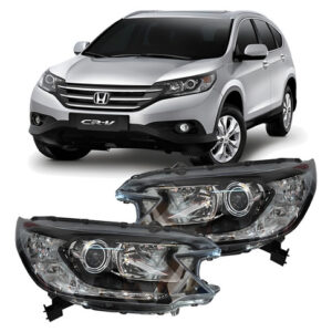 Par Farol Honda Crv 2012 2013 2014 2015 Cromado Direito E Esquerdo