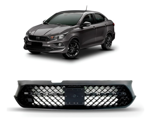 Grade Radiador Cronos Hgt 2018 2018 2020 Preta 1a Linha