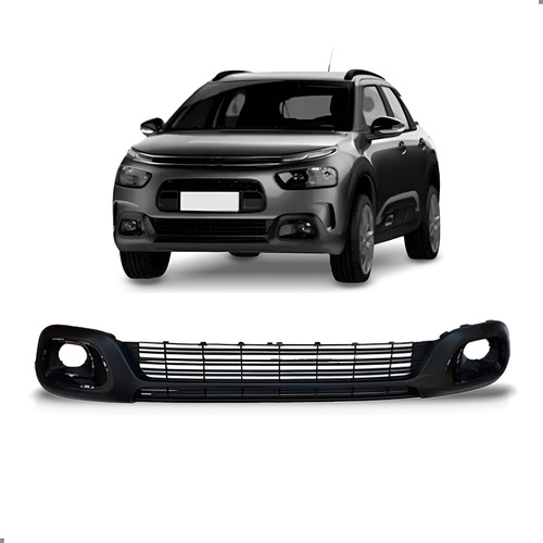 Parachoque Dianteiro Para C4 Cactus 2017 A 2019 1a Linha  Preto