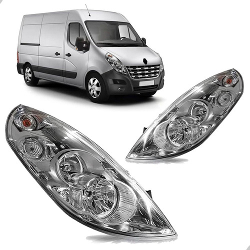 Par Farol Master 2013 A 2022 Manual Elétrico Sem Auxiliar