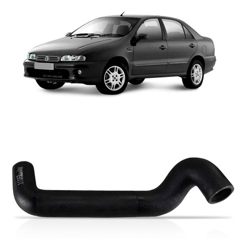 Mangueira Inferior Radiador Marea 2.4 20v --