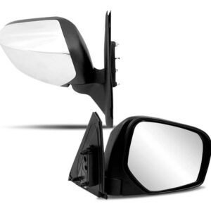 Par Retrovisor L200 Triton Fixo Capa Cromada 2007 A 2016
