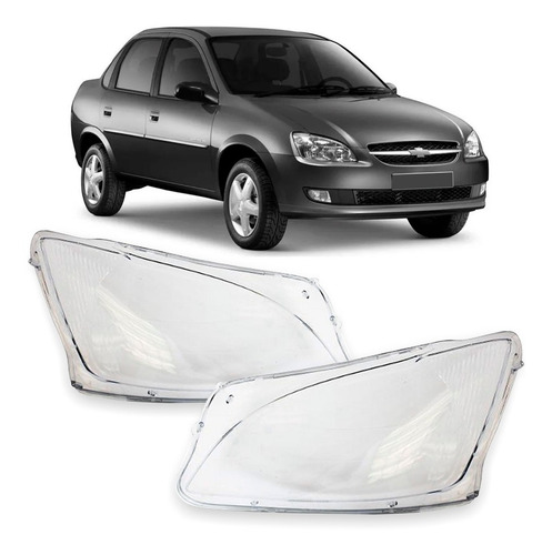 Par Lente Farol Corsa Classic 2010 A 2014