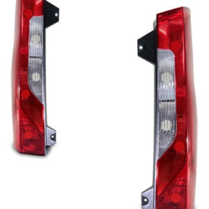 Par Sinaleira Traseira Sprinter C/ Led 2019 A 2022 Vermelho