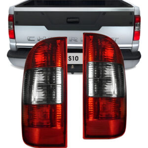 Par Sinaleira Traseira S10 2001 A 2010 Fume Gm Vermelho