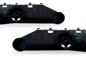 Par Suporte Guia Versa 2011 A 2014 Parachoque Traseiro Sup