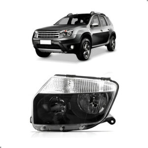 Farol Renault Duster 2010 A 2015 Fumê Esquerdo/motorista