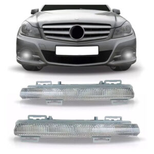 Par Lanterna Milha Led Mercedes C180 C200 2012 2013 2014.