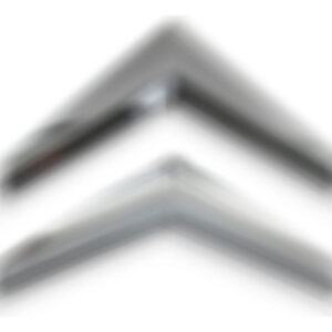 Emblema Grade Radiador Para Citroen C3 2009 A 2012 Cromado