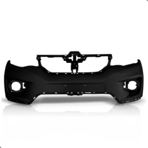 Parachoque Dianteiro Para Kwid 2017 A 2022 Com Alma Lamina Preto