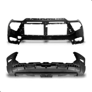 Kit Parachoque Dianteiro Para Toro 2022 A 2025 Superior Inf. Preto
