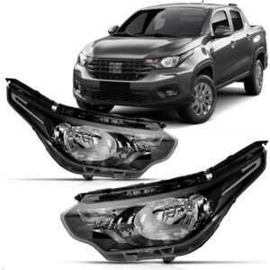 Par Farol Para Fiat Strada 2020 2021 2022 2023 Sem Led