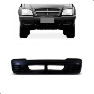 Parachoque Dianteiro Para S-10/blazer 2001 2002 2003 A 2008 Preto